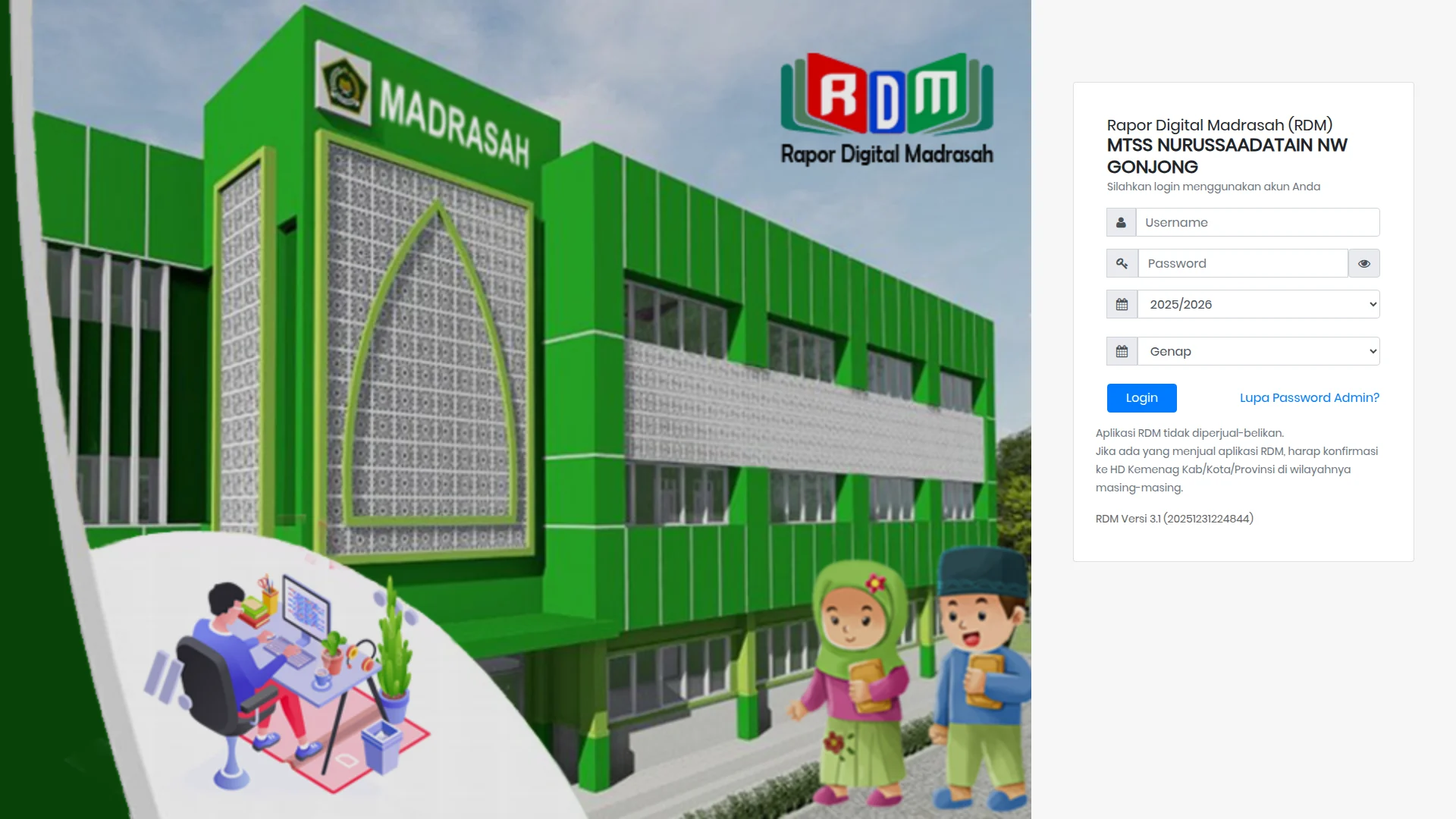 RDM MTs YANURAIN NW